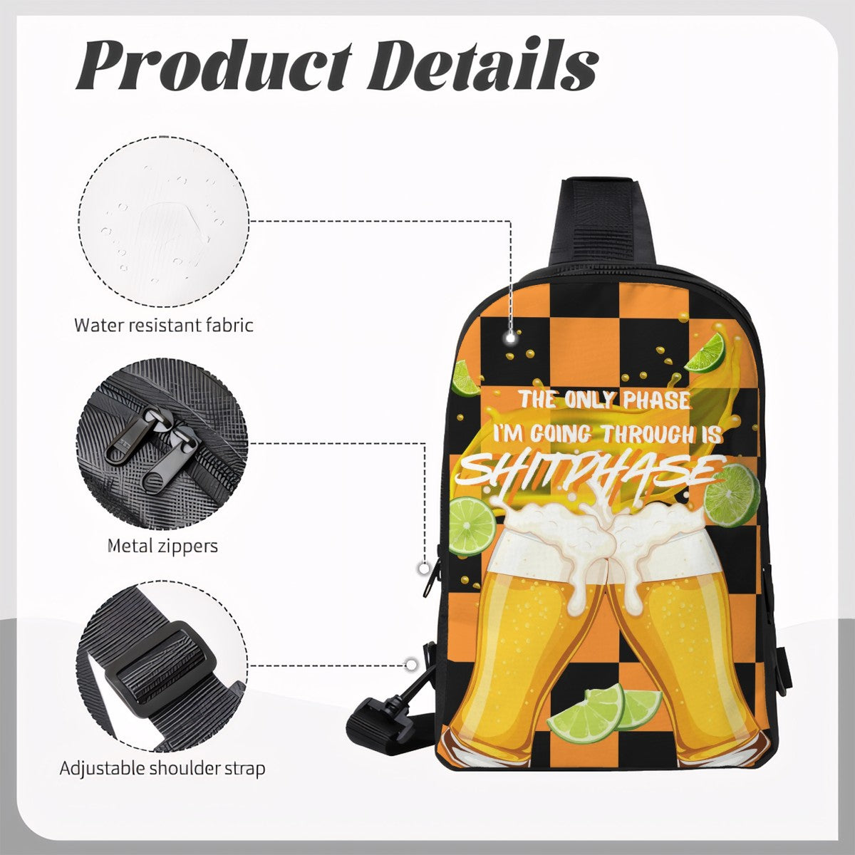 IT'S ONLY A PHASE CrossBody Bag