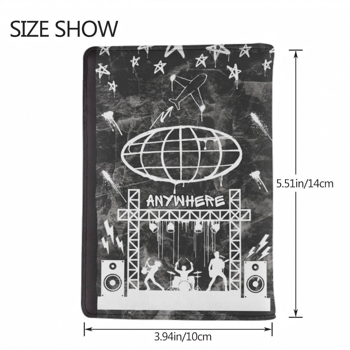 PASSPORT TO ROCK COVER FRO INDIVIDUAL PASSPORT (Double-Sided Pattern)