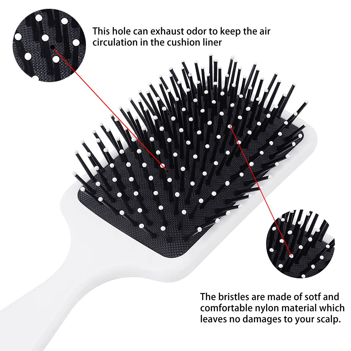 ;) SHHH Air Cushion Hair Brush