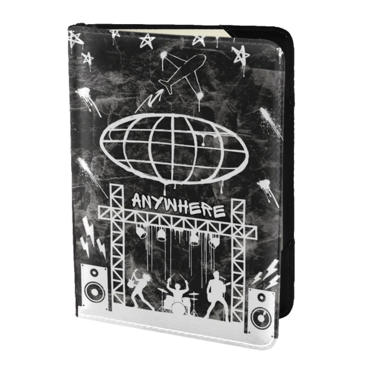 PASSPORT TO ROCK COVER FRO INDIVIDUAL PASSPORT (Double-Sided Pattern)