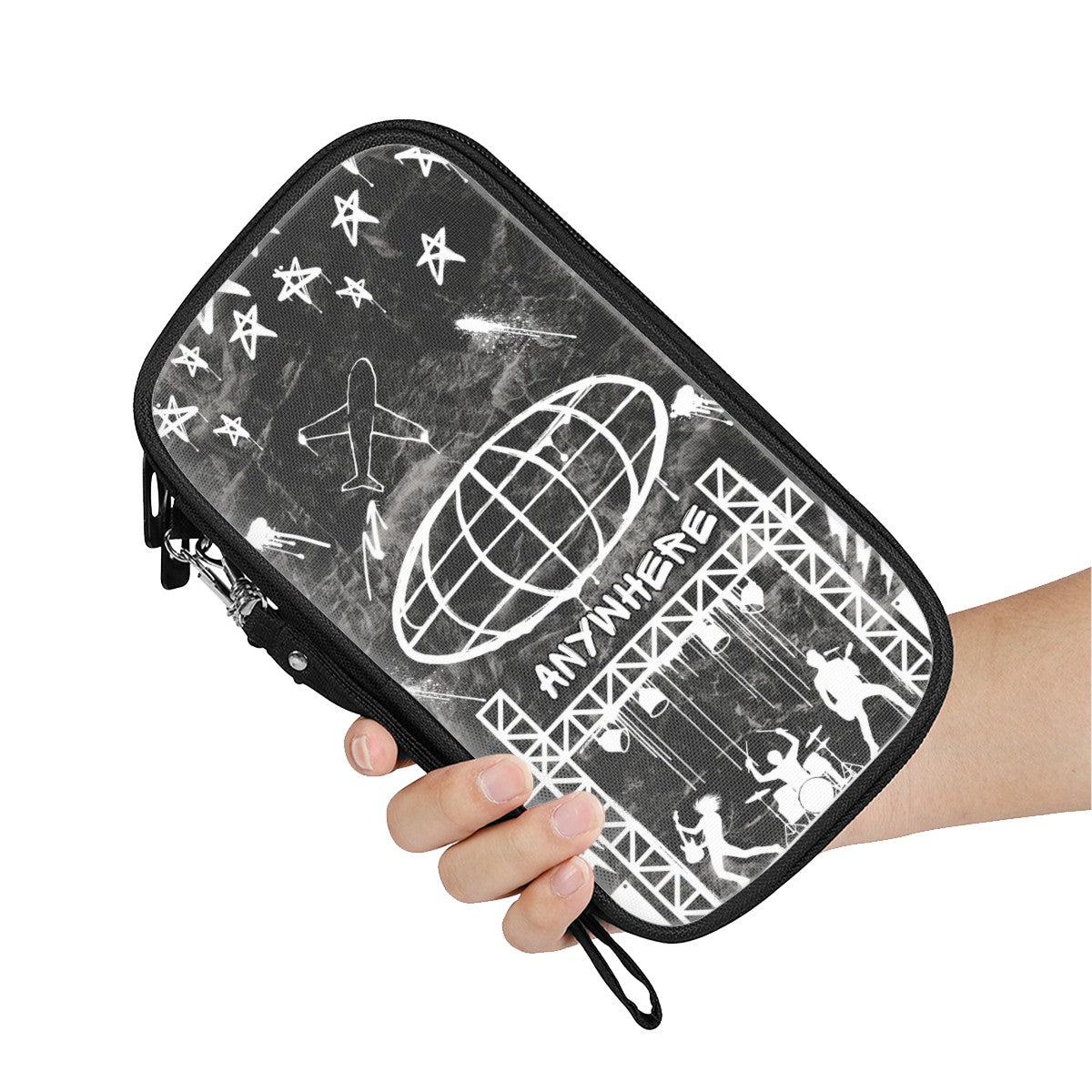 A FAMILY THAT ROCKS TOGETHER STAYS TOGETHER  (Single-Sided Pattern) FAMILY PASSPORT HOLDER