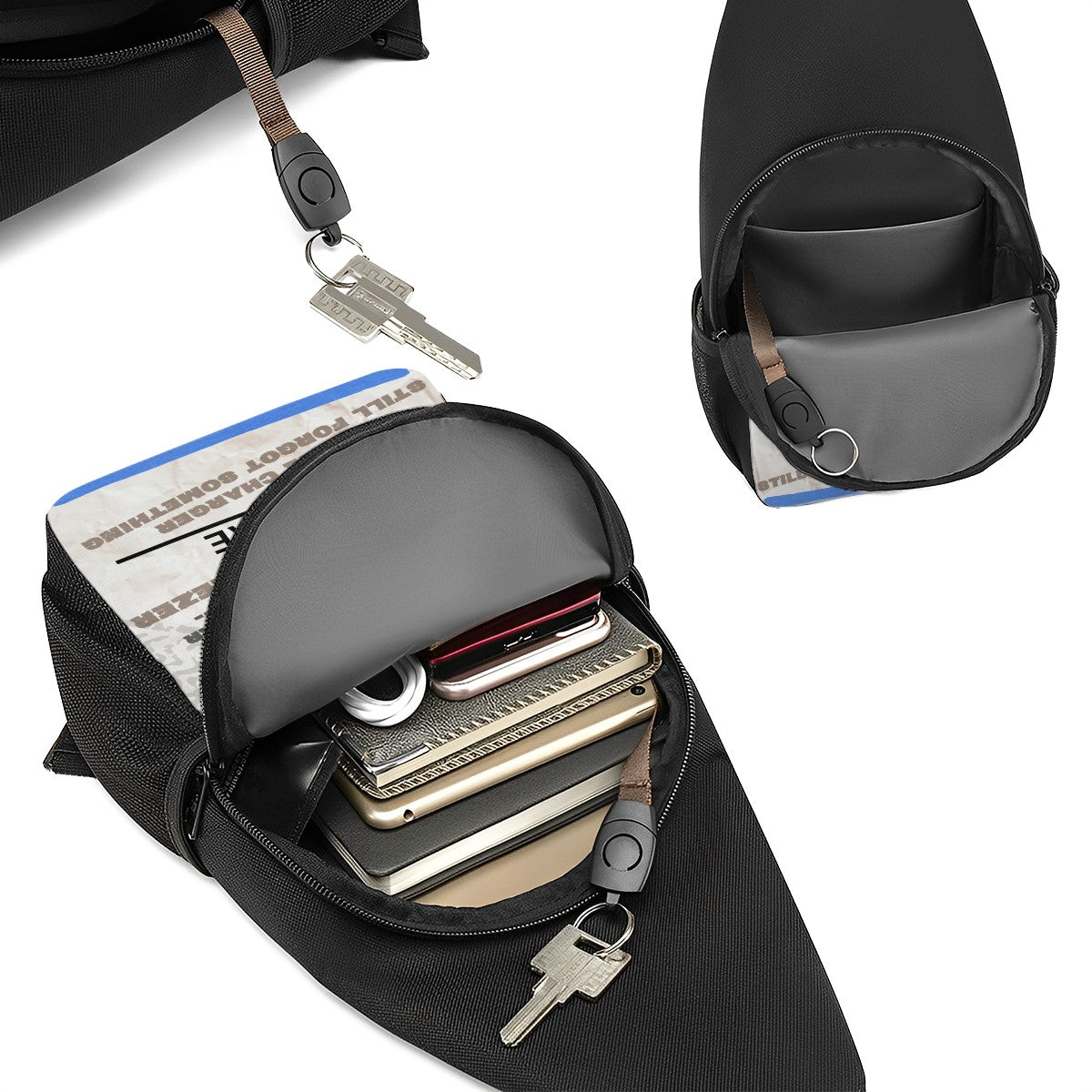 THETATTEREDSETLIST Crossbody Chest Bag