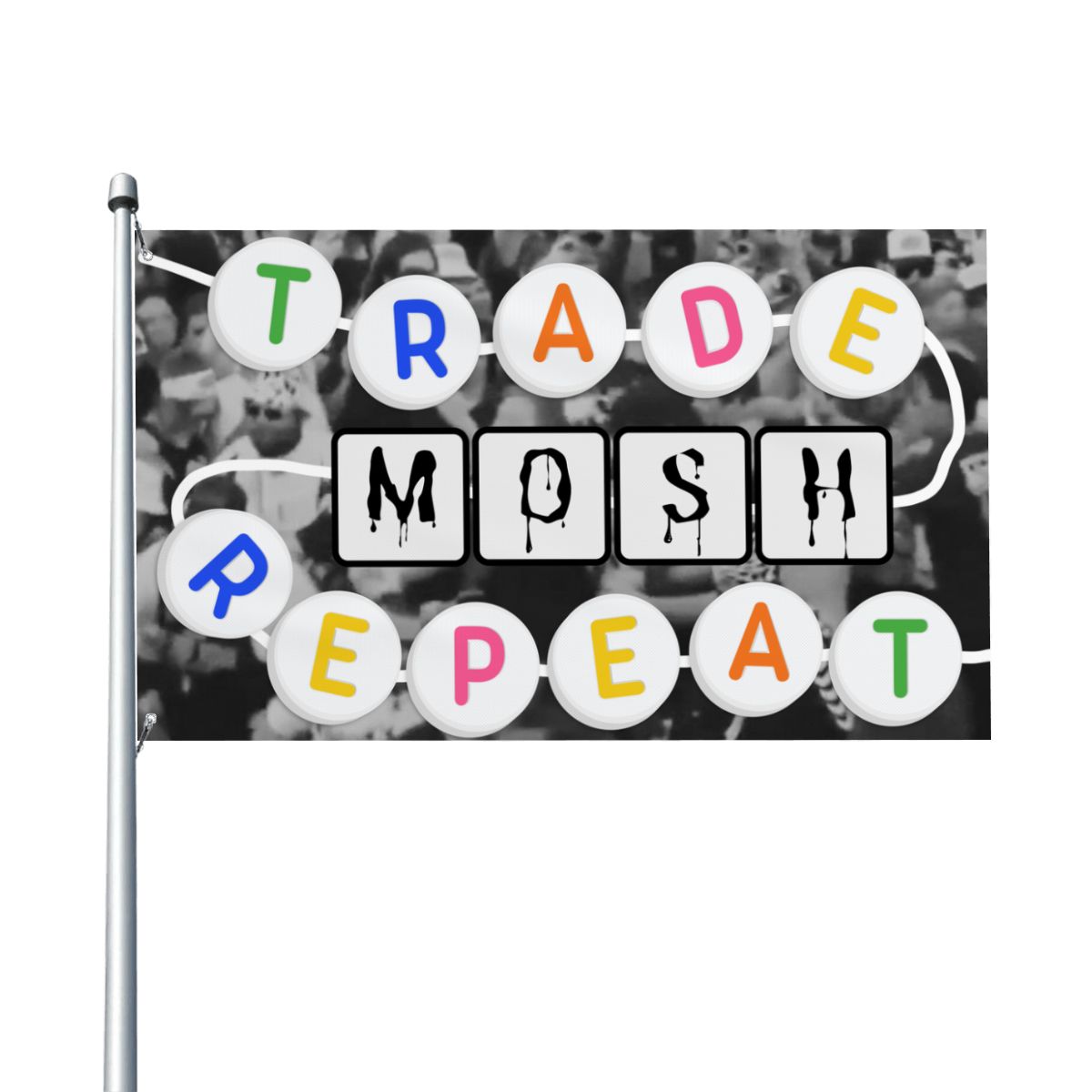 TRADE.MOSH.REPEAT  Single Sided (3:5) FLAG