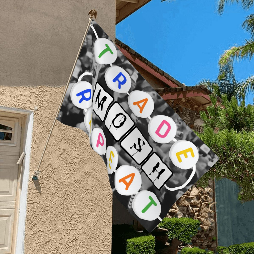 TRADE.MOSH.REPEAT  Single Sided (3:5) FLAG